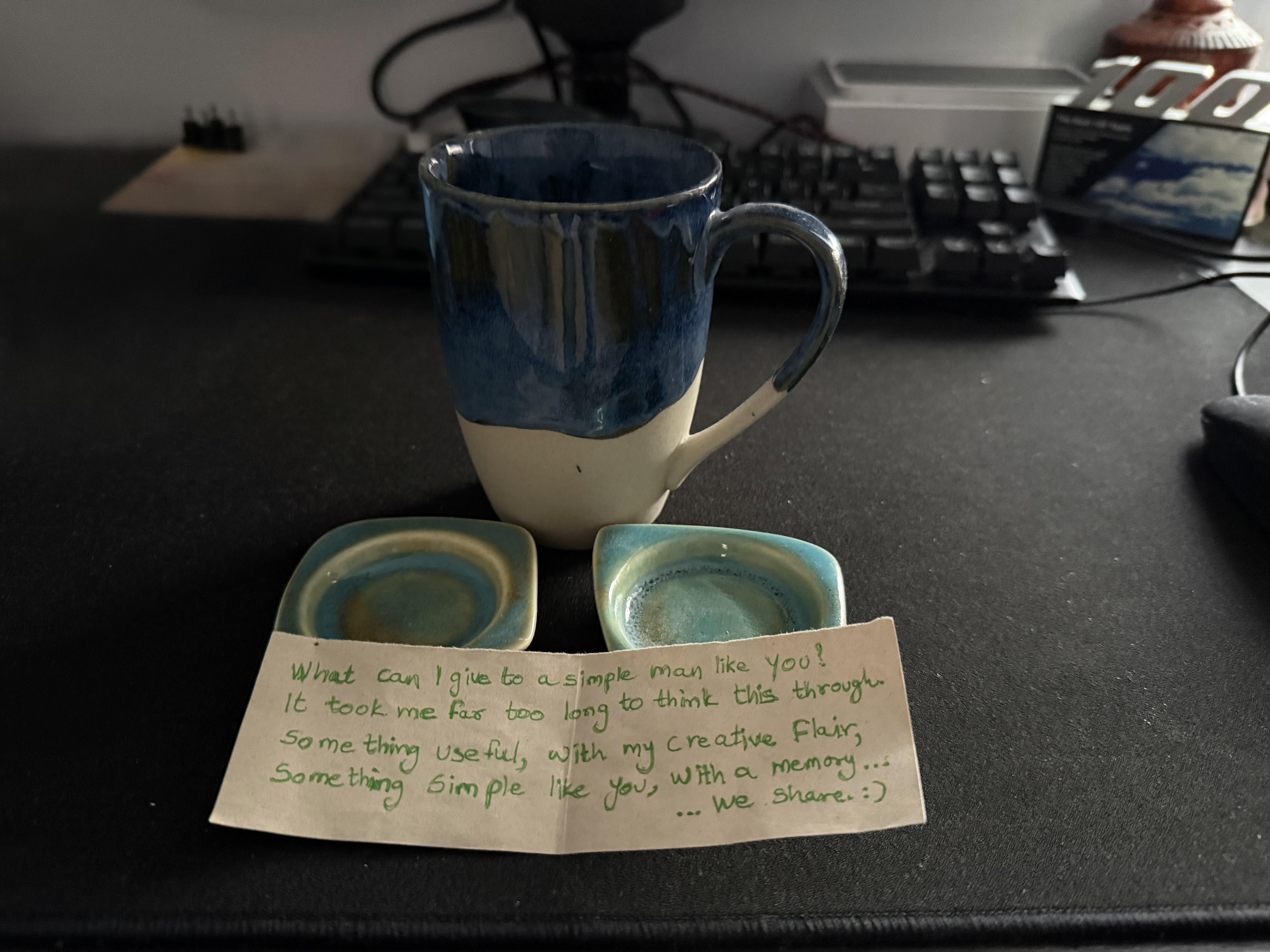 First gift milestone photo